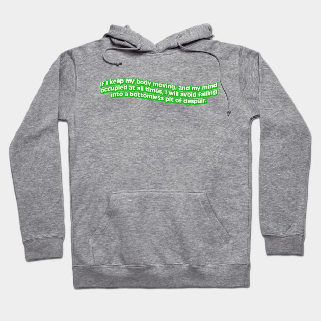 Avoid Falling Hoodie by The Bandwagon Society